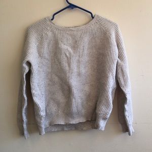 Levi’s Waffle Knit Cropped Sweater